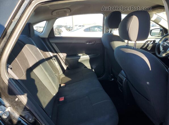 3N1AB7AP1GY270814 2016 NISSAN SENTRA Black Rear seats view