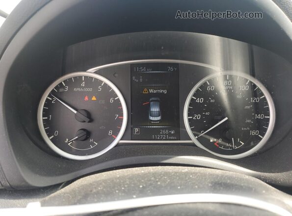 3N1AB7AP2JY221726 2018 NISSAN SENTRA Gray ხელსაწყოთა პანელის ხედი