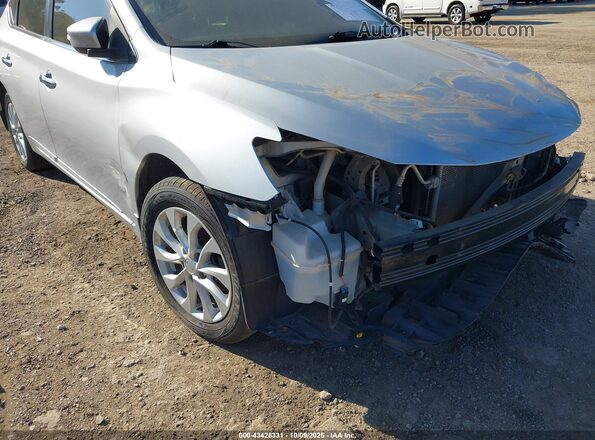 3N1AB7AP2JY256718 2018 NISSAN SENTRA Silver Панорамний вид салону 360°