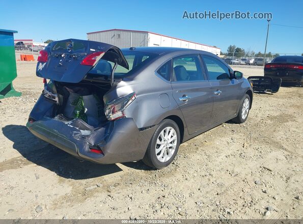 3N1AB7AP4KY456081 2019 NISSAN SENTRA Gray Задня права чверть