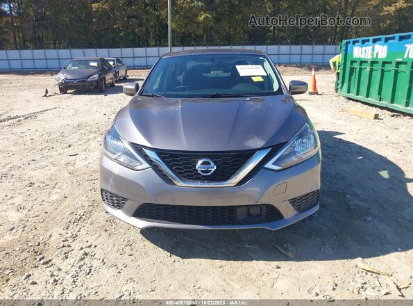 3N1AB7AP4KY456081 2019 NISSAN SENTRA Gray Вид щитка приладів