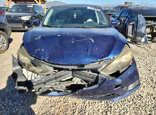 3N1AB7AP7JY267665 2018 NISSAN SENTRA Blue წინა ხედი