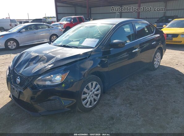3N1AB7APXHY352526 2017 NISSAN SENTRA Black Przód lewy