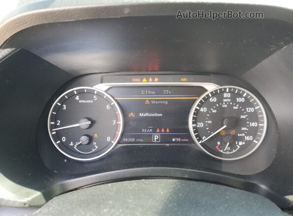 3N1AB8CV0LY212902 2020 NISSAN SENTRA Black Вид щитка приладів