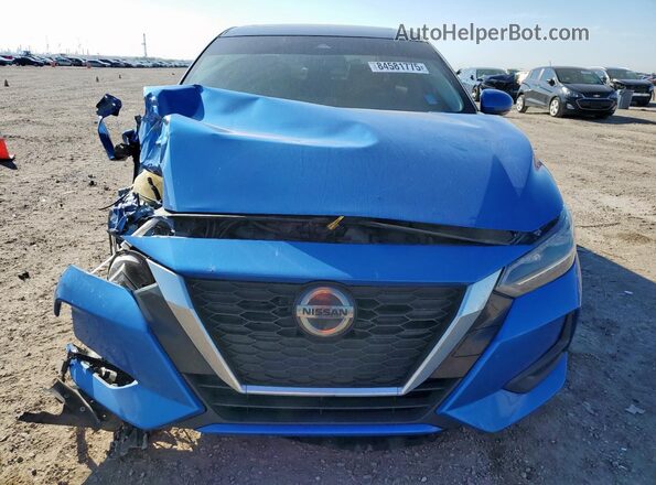 3N1AB8CV1LY214500 2020 NISSAN SENTRA Blue Widok z przodu