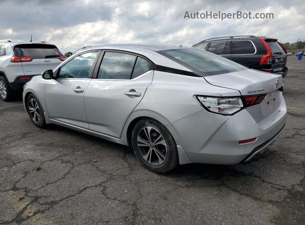 3N1AB8CV2LY237459 2020 NISSAN SENTRA Silver Հետևի ձախ