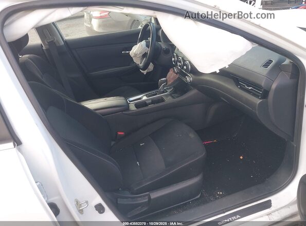 3N1AB8CV3LY227619 2020 NISSAN SENTRA White Widok wnętrza z przodu