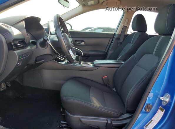 3N1AB8CV4MY225069 2021 NISSAN SENTRA Blue წინა სალონის ხედი