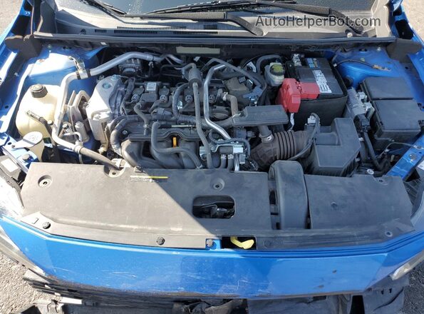 3N1AB8CV4MY225069 2021 NISSAN SENTRA Blue უკანა სალონის ხედი