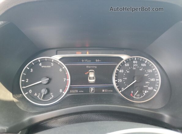 3N1AB8CV4MY225069 2021 NISSAN SENTRA Blue ხელსაწყოთა პანელის ხედი