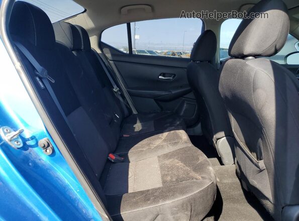 3N1AB8CV4MY225069 2021 NISSAN SENTRA Blue უკანა სავარძლების ხედი