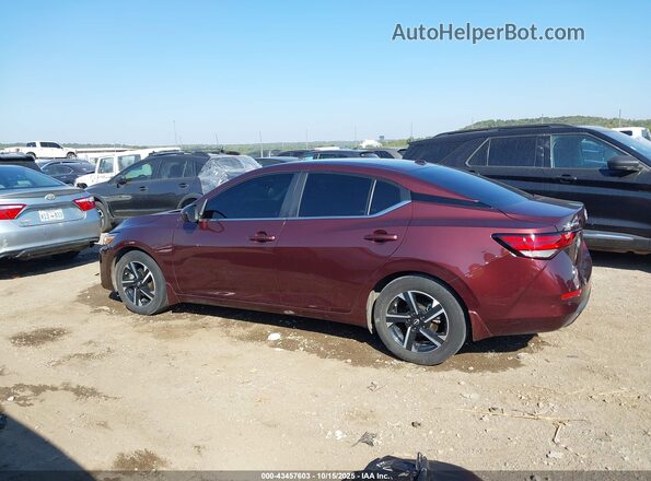 3N1AB8CV4RY276174 2024 NISSAN SENTRA Burgundy Սալոնի 360 աստիճան տեսք