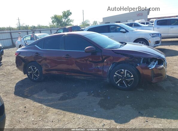 3N1AB8CV4RY276174 2024 NISSAN SENTRA Burgundy Սալոնի հետևի տեսք