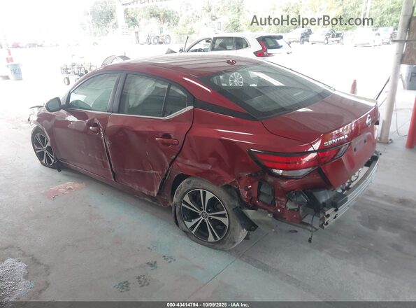 3N1AB8CV7LY237411 2020 NISSAN SENTRA Red Tył lewy