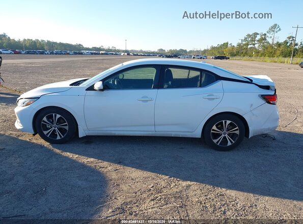 3N1AB8CV7LY238932 2020 NISSAN SENTRA White Widok wnętrza 360 stopni