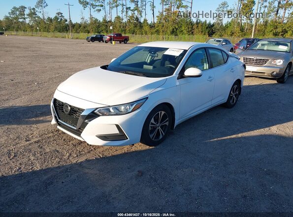 3N1AB8CV7LY238932 2020 NISSAN SENTRA White Przód lewy