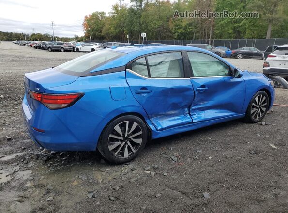 3N1AB8CV7MY293494 2021 NISSAN SENTRA Blue 
