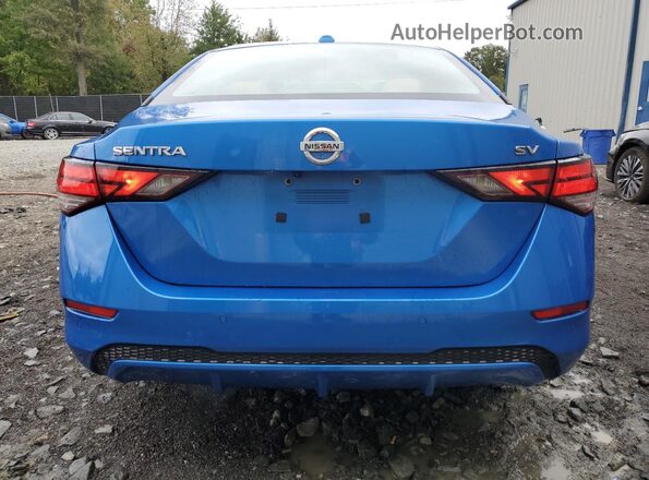 3N1AB8CV7MY293494 2021 NISSAN SENTRA Blue 