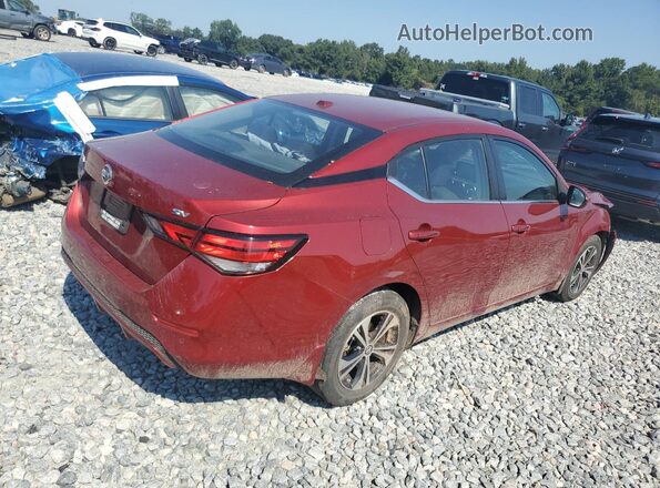 3N1AB8CV9PY263241 2023 NISSAN SENTRA Red Задня права чверть