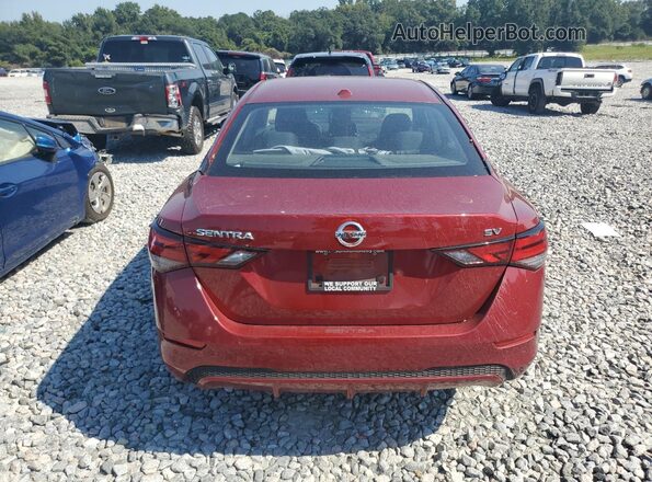 3N1AB8CV9PY263241 2023 NISSAN SENTRA Red Вид ззаду