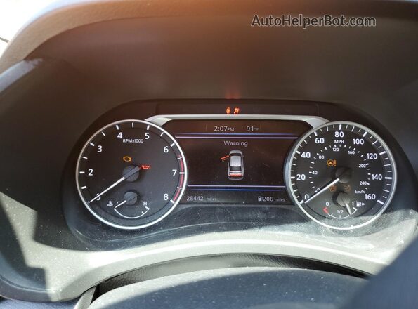 3N1AB8DV3LY258500 2020 NISSAN SENTRA Orange Սարքավորումների վահանակի տեսք
