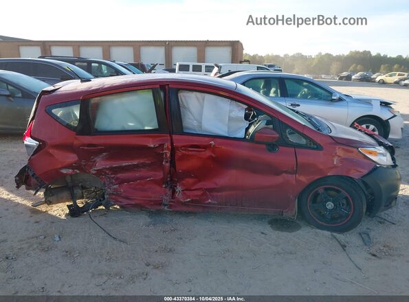 3N1CE2CP4GL360634 2016 NISSAN VERSA NOTE Red Вид щитка приладів