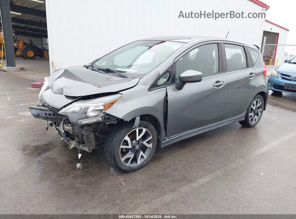 3N1CE2CP5HL375970 2017 NISSAN VERSA NOTE Gray წინა მარცხენა ხედი სამი მეოთხედიდან