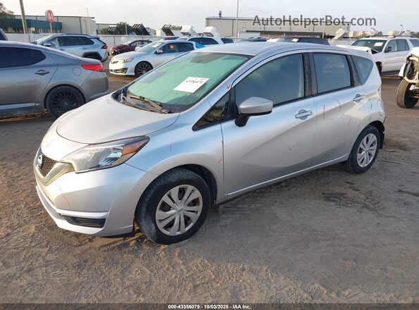 3N1CE2CP5KL357198 2019 NISSAN VERSA NOTE Silver Առջևի ձախ երեք քառորդ տեսարան