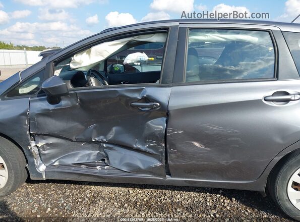 3N1CE2CP7KL360863 2019 NISSAN VERSA NOTE Gray 360 interior view