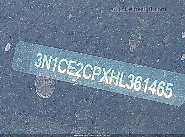 3N1CE2CPXHL361465 2017 NISSAN VERSA NOTE Gray 