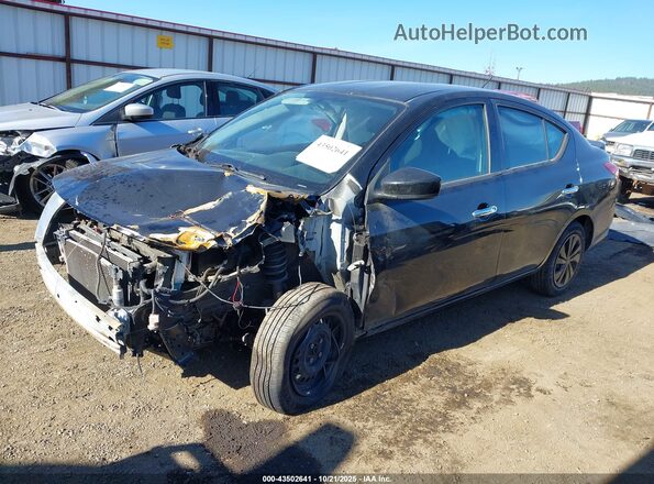 3N1CN7AP4KL815409 2019 NISSAN VERSA Черный Передняя левая четверть