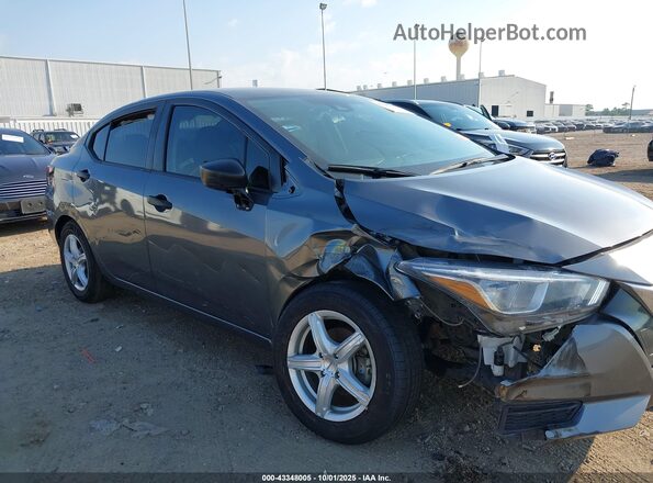 3N1CN8DV6LL888220 2020 NISSAN VERSA Gray წინა ხედი