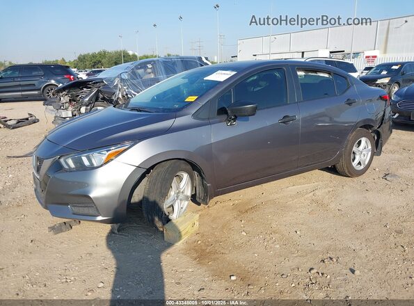 3N1CN8DV6LL888220 2020 NISSAN VERSA Gray წინა მარცხენა ხედი სამი მეოთხედიდან