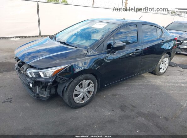3N1CN8DV8LL906149 2020 NISSAN VERSA Black წინა მარცხენა ხედი სამი მეოთხედიდან