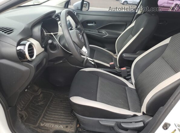 3N1CN8EV2LL847016 2020 NISSAN VERSA White Widok wnętrza z przodu