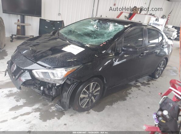 3N1CN8EV2LL895535 2020 NISSAN VERSA Черный Передняя левая четверть