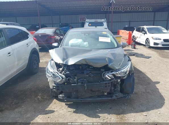 3N1CN8EV3LL916134 2020 NISSAN VERSA Gray Widok wnętrza z tyłu
