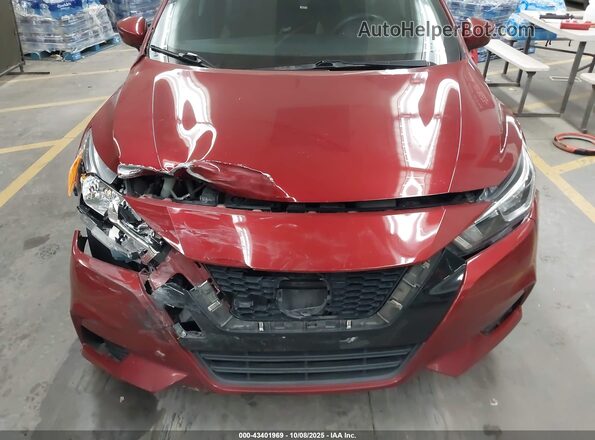 3N1CN8EV7ML922178 2021 NISSAN VERSA Red 