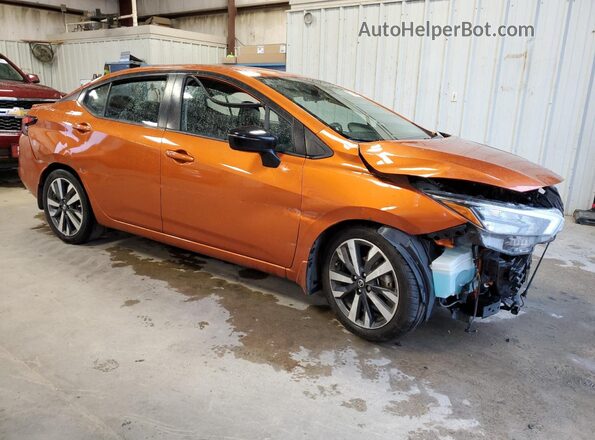 3N1CN8FV5LL895575 2020 NISSAN VERSA Orange Delantero derecho