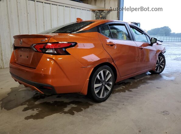 3N1CN8FV5LL895575 2020 NISSAN VERSA Orange Trasero derecho