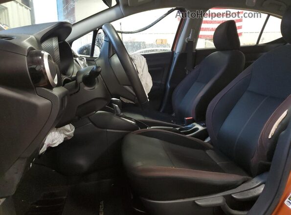 3N1CN8FV5LL895575 2020 NISSAN VERSA Orange Vista interior delantera