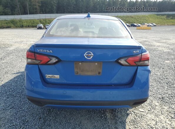 3N1CN8FV7LL900792 2020 NISSAN VERSA Blue Widok z tyłu