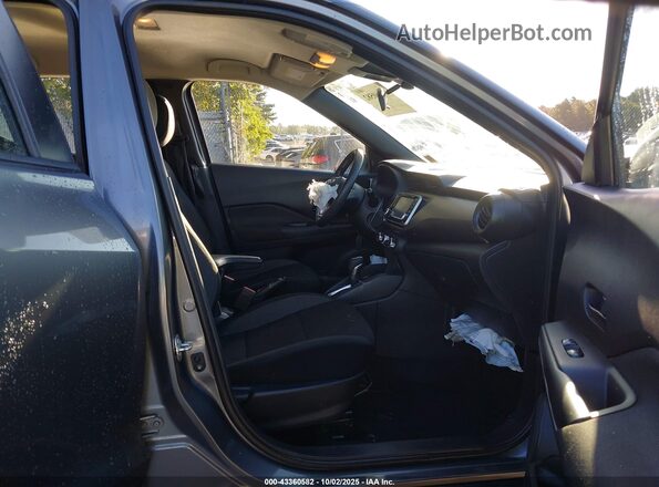 3N1CP5BV0LL528663 2020 NISSAN KICKS Gray Widok wnętrza z przodu