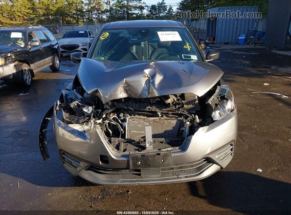 3N1CP5BV0LL528663 2020 NISSAN KICKS Gray Widok z przodu