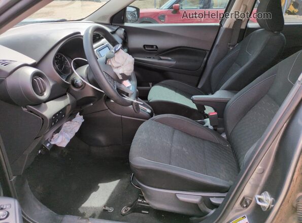3N1CP5BV1ML522369 2021 NISSAN KICKS Charcoal Vista interior delantera