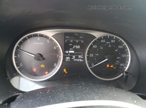 3N1CP5BV2LL521262 2020 NISSAN KICKS Черный Вид щитка приборов