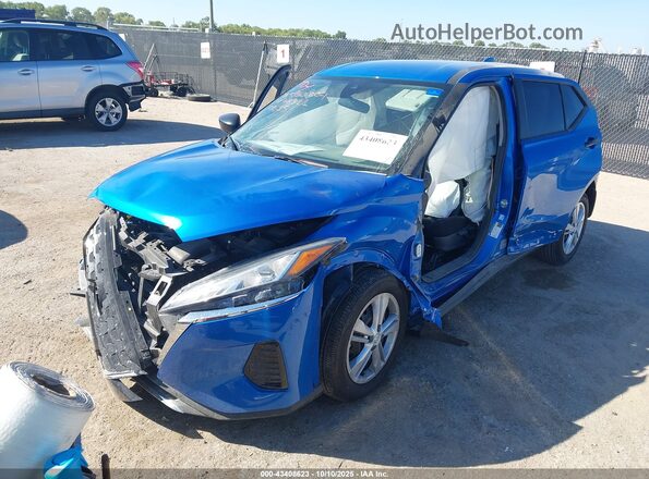 3N1CP5BV8SL478321 2025 NISSAN KICKS PLAY Blue Vista tres cuartos delantera izquierda