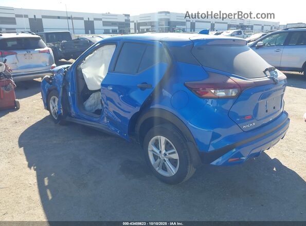 3N1CP5BV8SL478321 2025 NISSAN KICKS PLAY Blue Trasero izquierdo