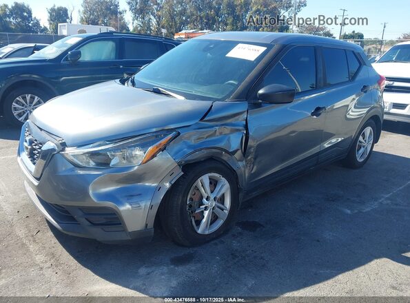 3N1CP5BV9LL508699 2020 NISSAN KICKS Серый Передняя левая четверть