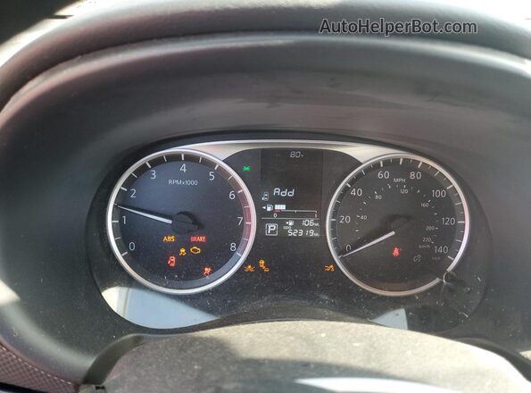 3N1CP5BVXLL541744 2020 NISSAN KICKS Черный Вид щитка приборов